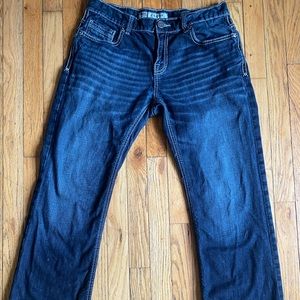 Mens 34 Short Buckle Jeans